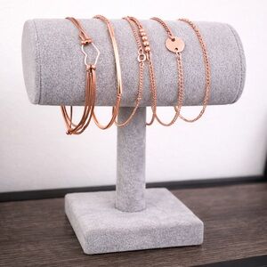 Bracelet Set Assorted Beaded Multiple Stackable Wrap Bangle Jewelry Adjustable